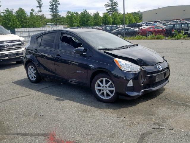 JTDKDTB3XE1558543 - 2014 TOYOTA PRIUS C BLACK photo 1