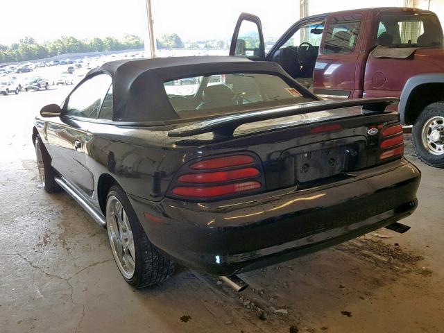 1FALP45T4SF144319 - 1995 FORD MUSTANG GT BLACK photo 3