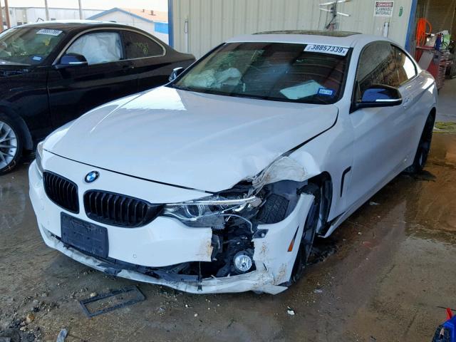 WBA3N5C51EK196204 - 2014 BMW 428 XI WHITE photo 2