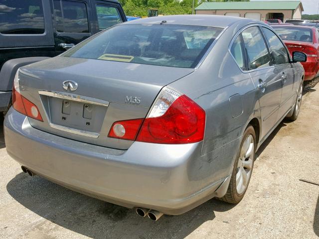 JNKAY01E47M309169 - 2007 INFINITI M35 BASE SILVER photo 4