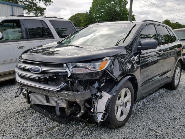 2FMPK3G94JBC34927 - 2018 FORD EDGE SE BLACK photo 2