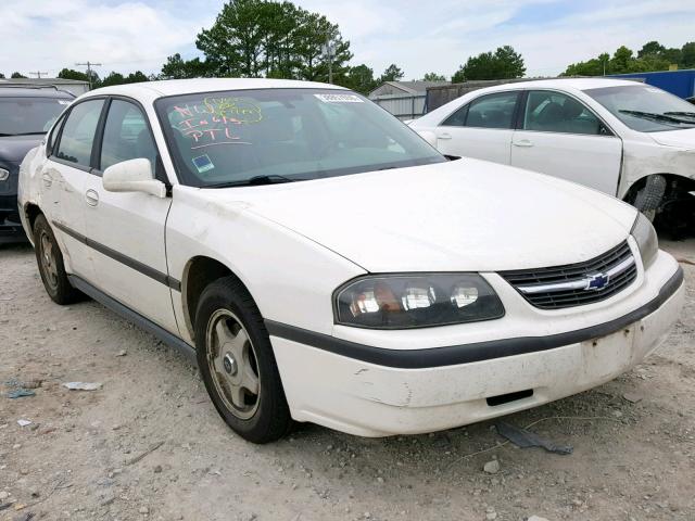 2G1WF52E649350395 - 2004 CHEVROLET IMPALA WHITE photo 1