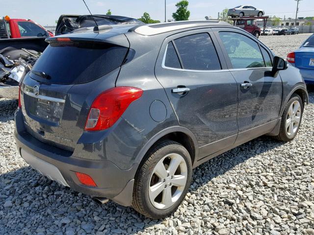 KL4CJASB7GB560119 - 2016 BUICK ENCORE GRAY photo 4