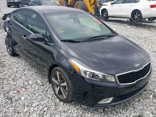 3KPFL4A86HE087919 - 2017 KIA FORTE EX BLACK photo 1