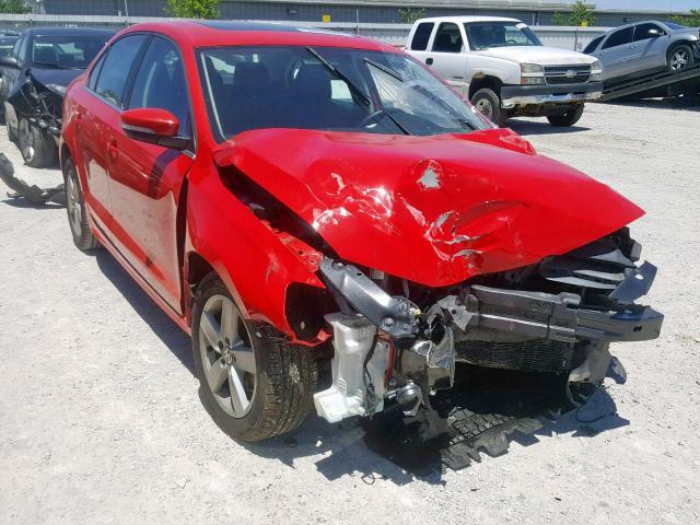 3VWLL7AJ8DM359956 - 2013 VOLKSWAGEN JETTA TDI RED photo 1