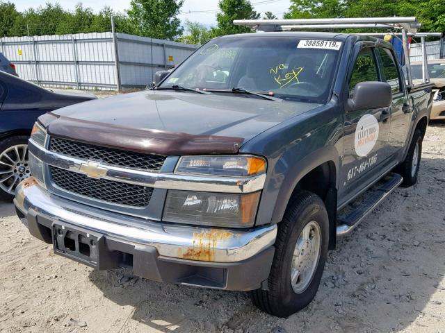 1GCDT136868214565 - 2006 CHEVROLET COLORADO TURQUOISE photo 2