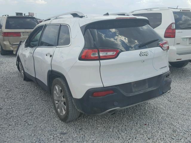 1C4PJLDB0GW290689 - 2016 JEEP CHEROKEE L WHITE photo 3