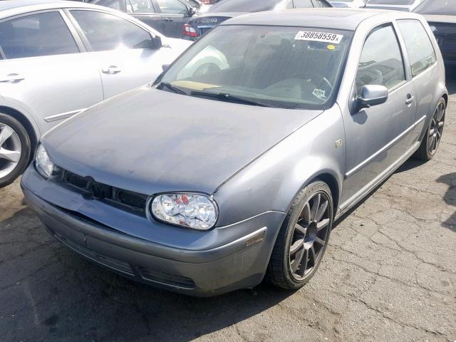 9BWDH61J234007765 - 2003 VOLKSWAGEN GTI VR6 GRAY photo 2