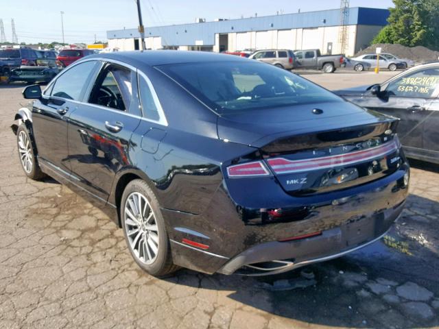 3LN6L5D94KR619254 - 2019 LINCOLN MKZ RESERV BLACK photo 3