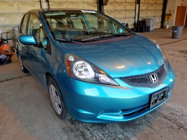 JHMGE8H32DC003207 - 2013 HONDA FIT TEAL photo 1