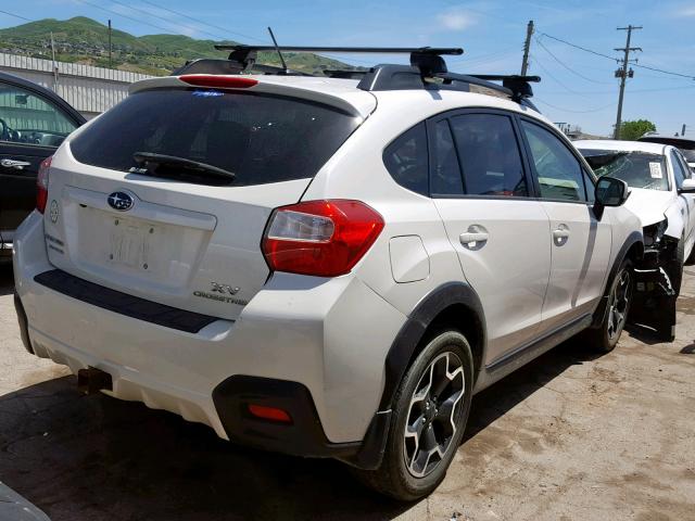 JF2GPAKC9E8255876 - 2014 SUBARU XV CROSSTR WHITE photo 4