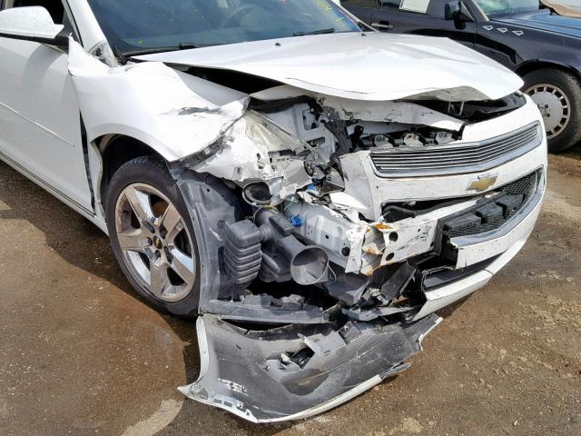 1G1ZC5E08CF226060 - 2012 CHEVROLET MALIBU 1LT თეთრი ფოტო 9