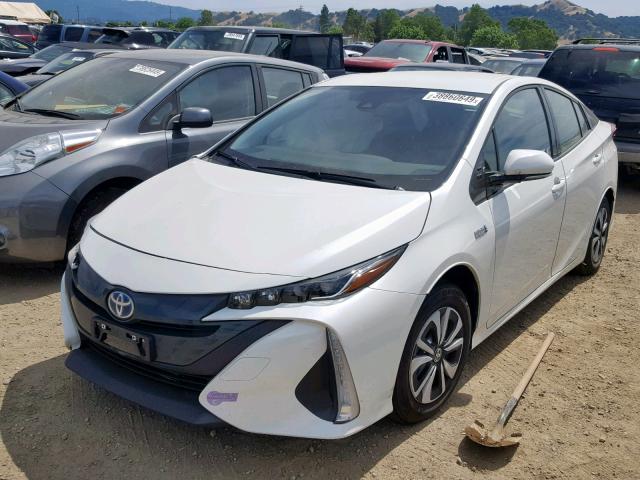 JTDKARFP7J3101275 - 2018 TOYOTA PRIUS PRIM 白色 照片 2