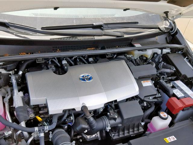 JTDKARFP7J3101275 - 2018 TOYOTA PRIUS PRIM 白色 照片 7