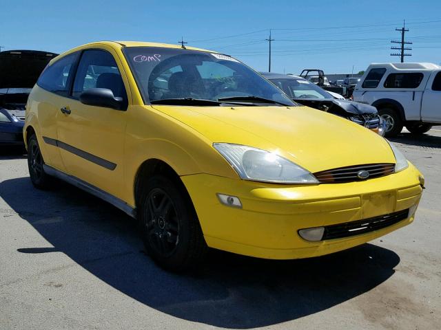 3FAFP31331R136467 - 2001 FORD FOCUS ZX3 YELLOW photo 1