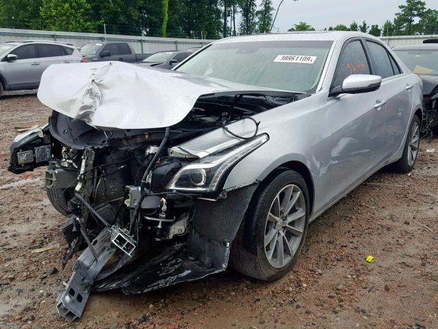 1G6AR5SX4J0115934 - 2018 CADILLAC CTS LUXURY SILVER photo 2