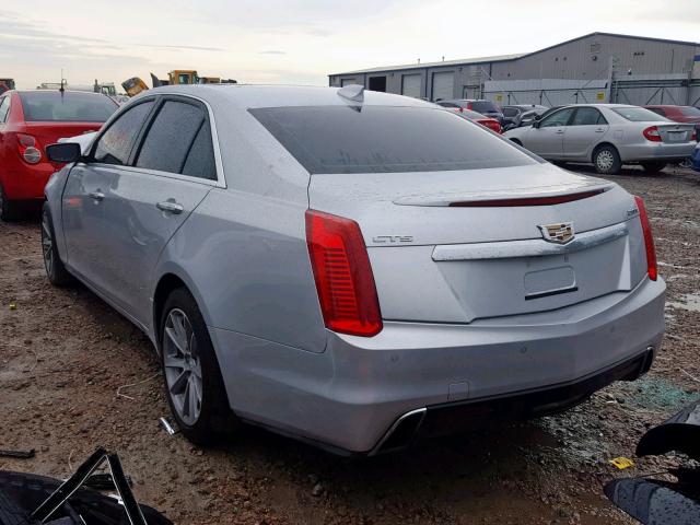 1G6AR5SX4J0115934 - 2018 CADILLAC CTS LUXURY SILVER photo 3