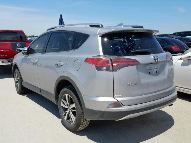 JTMWFREV7JJ187721 - 2018 TOYOTA RAV4 ADVEN SILVER photo 3