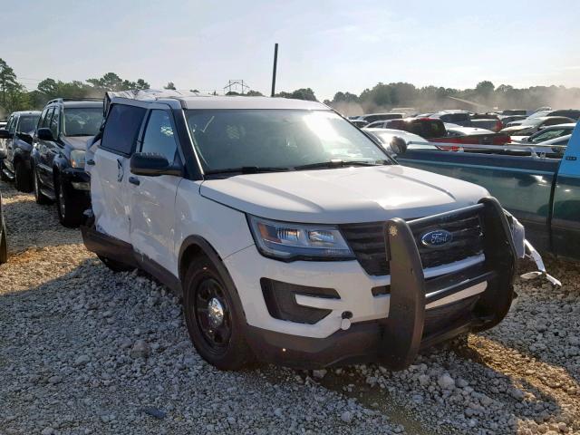 1FM5K8AR7JGC44034 - 2018 FORD EXPLORER P WHITE photo 1