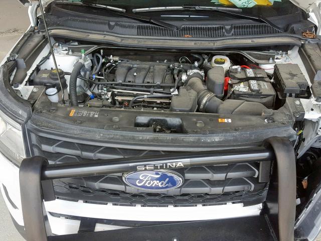 1FM5K8AR7JGC44034 - 2018 FORD EXPLORER P WHITE photo 7