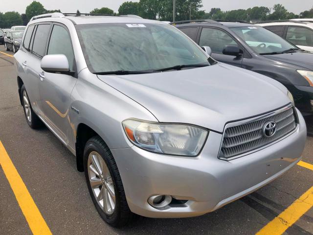 JTEEW44A682001860 - 2008 TOYOTA HIGHLANDER SILVER photo 1