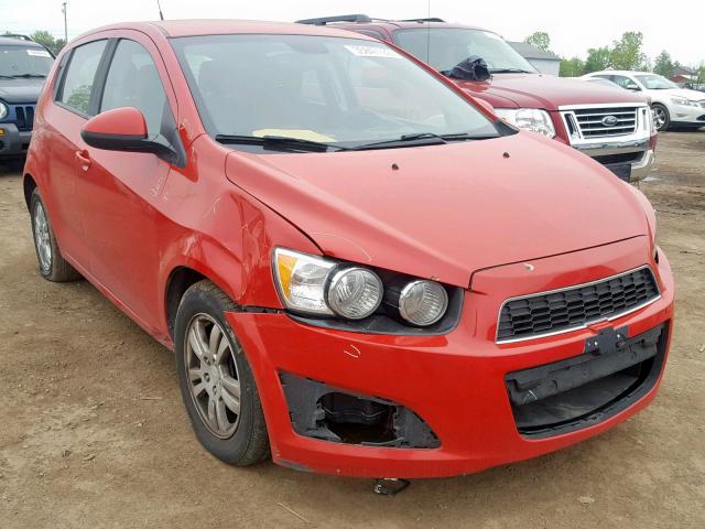 1G1JA6SH3C4226207 - 2012 CHEVROLET SONIC LS RED photo 1