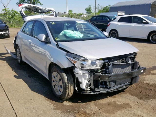 3KPA25AB0JE138738 - 2018 KIA RIO LX SILVER photo 1