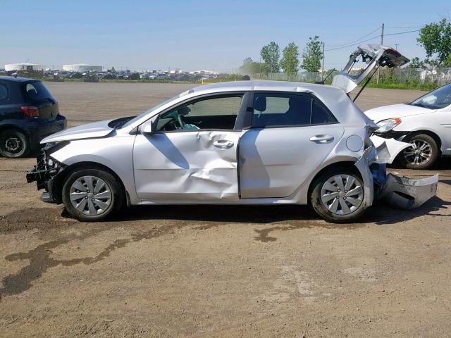 3KPA25AB0JE138738 - 2018 KIA RIO LX SILVER photo 9