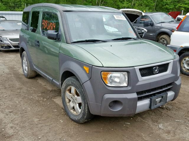 5J6YH285X4L027440 - 2004 HONDA ELEMENT EX GREEN photo 1