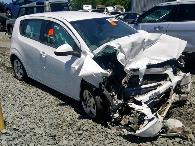 1G1JA6SH0D4186671 - 2013 CHEVROLET SONIC LS WHITE photo 1