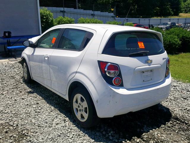 1G1JA6SH0D4186671 - 2013 CHEVROLET SONIC LS WHITE photo 3