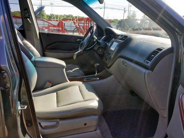 2HNYD18283H524770 - 2003 ACURA MDX GRAY photo 5