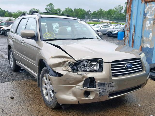 JF1SG65688H711761 - 2008 SUBARU FORESTER 2 TAN photo 1
