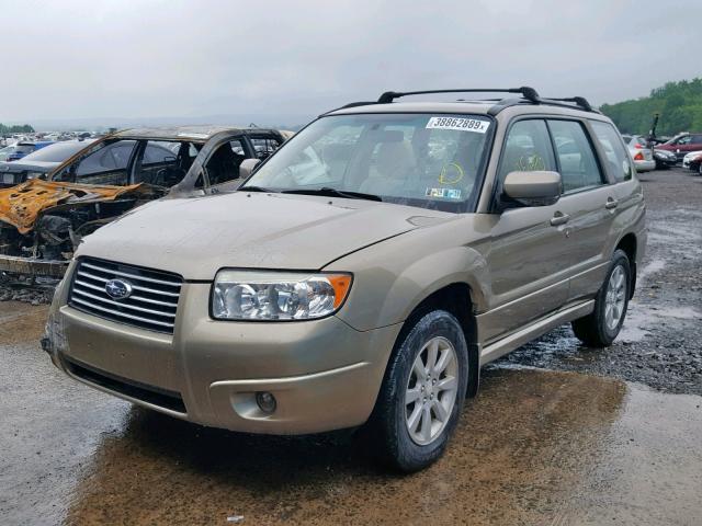 JF1SG65688H711761 - 2008 SUBARU FORESTER 2 TAN photo 2