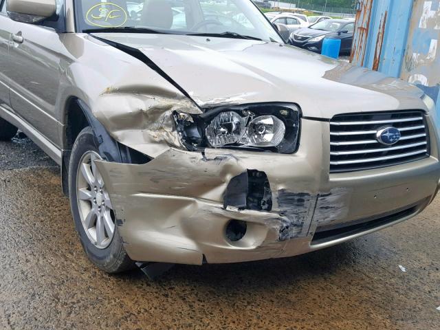 JF1SG65688H711761 - 2008 SUBARU FORESTER 2 TAN photo 9