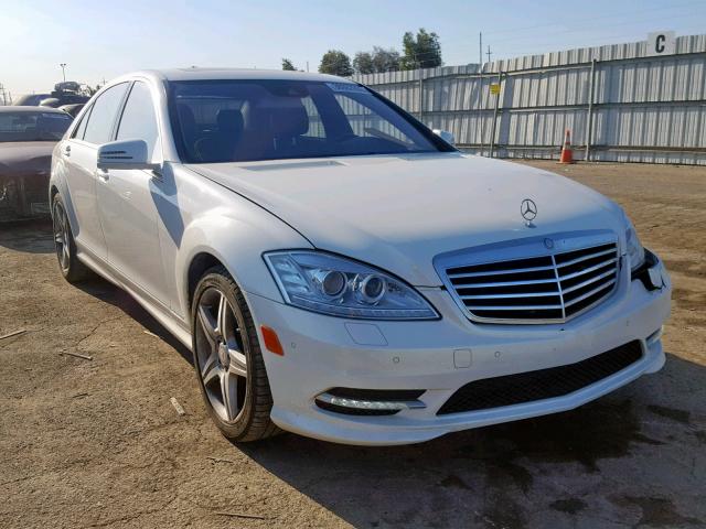 WDDNG7BB9BA378281 - 2011 MERCEDES-BENZ S 550 WHITE photo 1