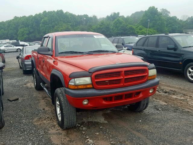 1D7HG38X93S181924 - 2003 DODGE DAKOTA QUA RED photo 1