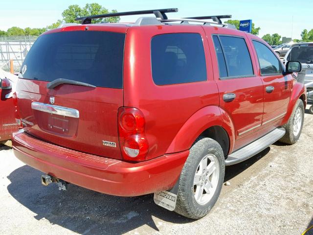 1D8HB58216F116363 - 2006 DODGE DURANGO LI RED photo 4