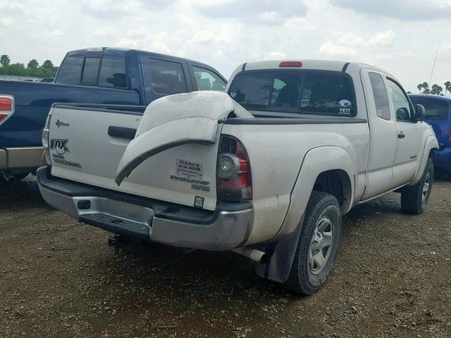 5TFTX4GNXBX004830 - 2011 TOYOTA TACOMA PRE WHITE photo 4