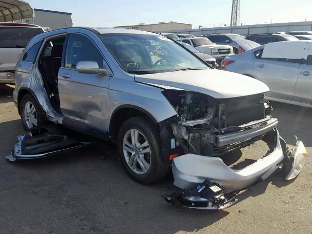 JHLRE3H79BC001504 - 2011 HONDA CR-V EXL SILVER photo 9