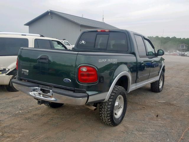 1FTRW08641KC60812 - 2001 FORD F150 SUPER GREEN photo 4