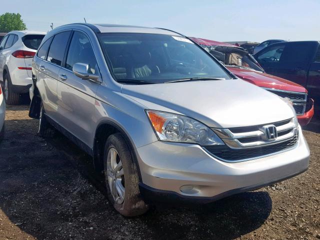 5J6RE4H78BL034183 - 2011 HONDA CR-V EXL SILVER photo 1