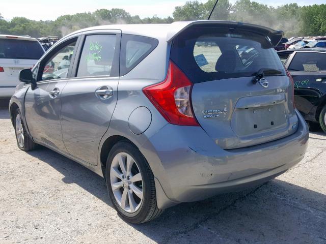 3N1CE2CP3EL366700 - 2014 NISSAN VERSA NOTE SILVER photo 3