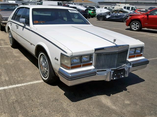 1G6AS6942CE691985 - 1982 CADILLAC SEVILLE WHITE photo 1