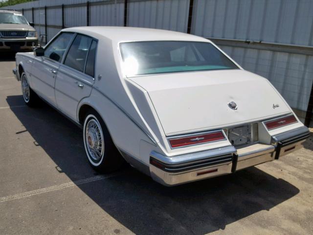 1G6AS6942CE691985 - 1982 CADILLAC SEVILLE WHITE photo 3