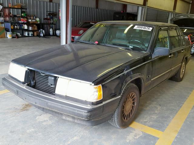 YV1KS9505R0039075 - 1994 VOLVO 960 BLACK photo 2