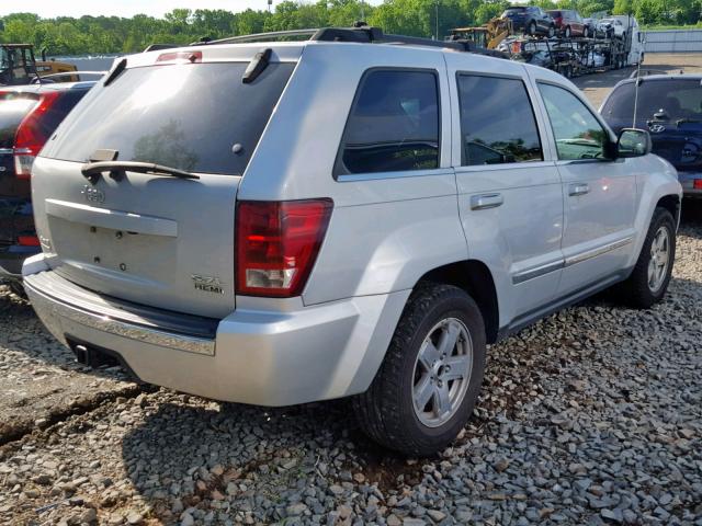 1J4HR58246C185344 - 2006 JEEP GRAND CHER SILVER photo 4