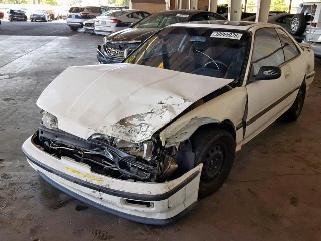 JH4DA935XLS015638 - 1990 ACURA INTEGRA LS WHITE photo 2