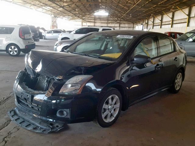 3N1AB6AP6BL636881 - 2011 NISSAN SENTRA 2.0 BLACK photo 2