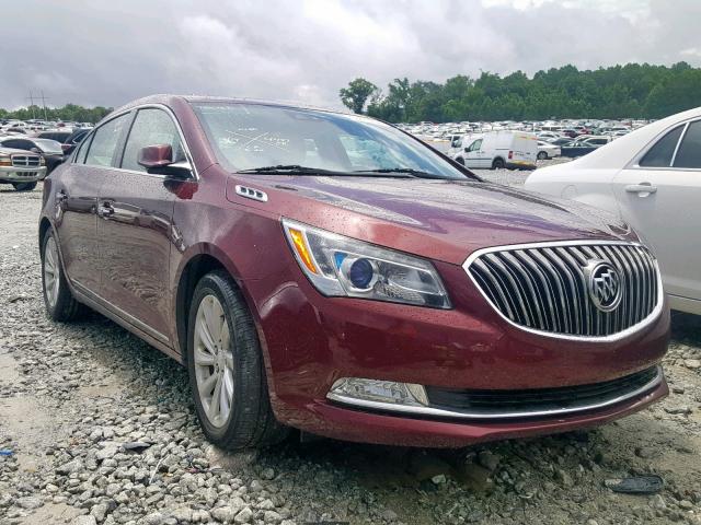 1G4GB5GRXFF210567 - 2015 BUICK LACROSSE BURGUNDY photo 1